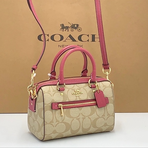 Coach C9947 Mini Rowan Crossbody
In Signature Canvas In Gold/Light
Khaki Rouge - Picture 3 of 16